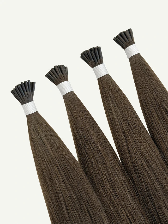 Smoke Brown(#5) I Tips Hair Extensions