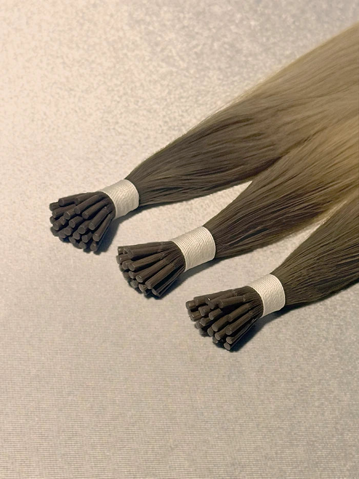 Flaxen Sand(#T7A-10) I Tips Hair Extensions