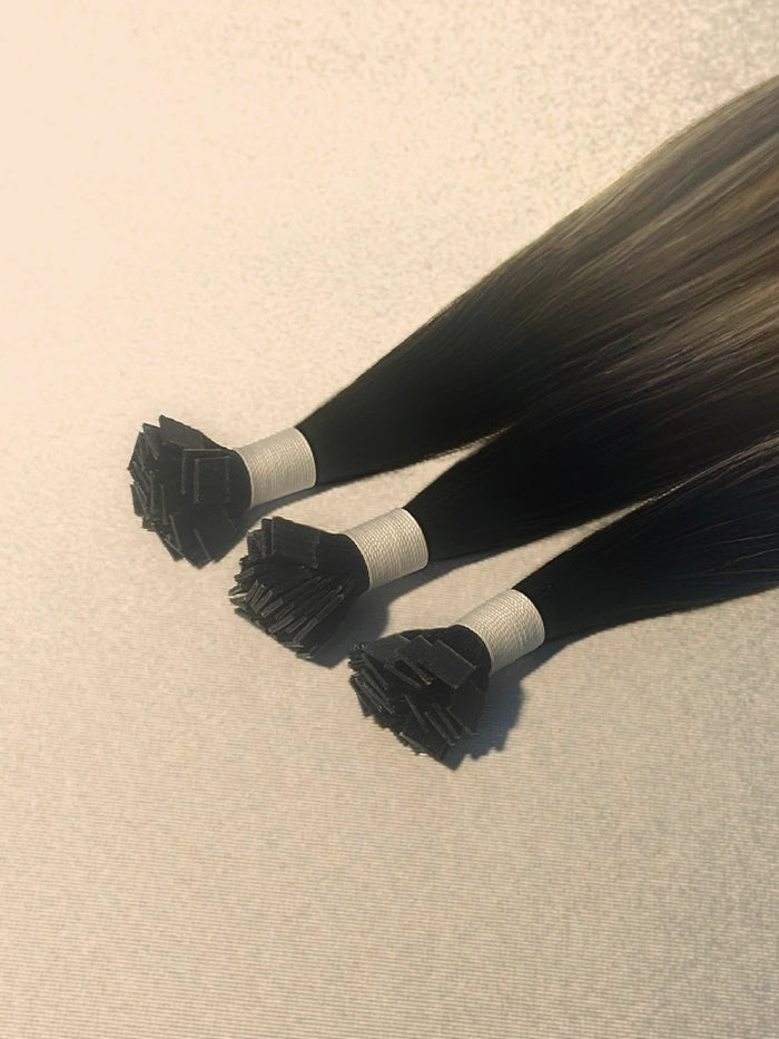 Brunette Honey(#U24) Keratin Flat Tips Hair Extensions