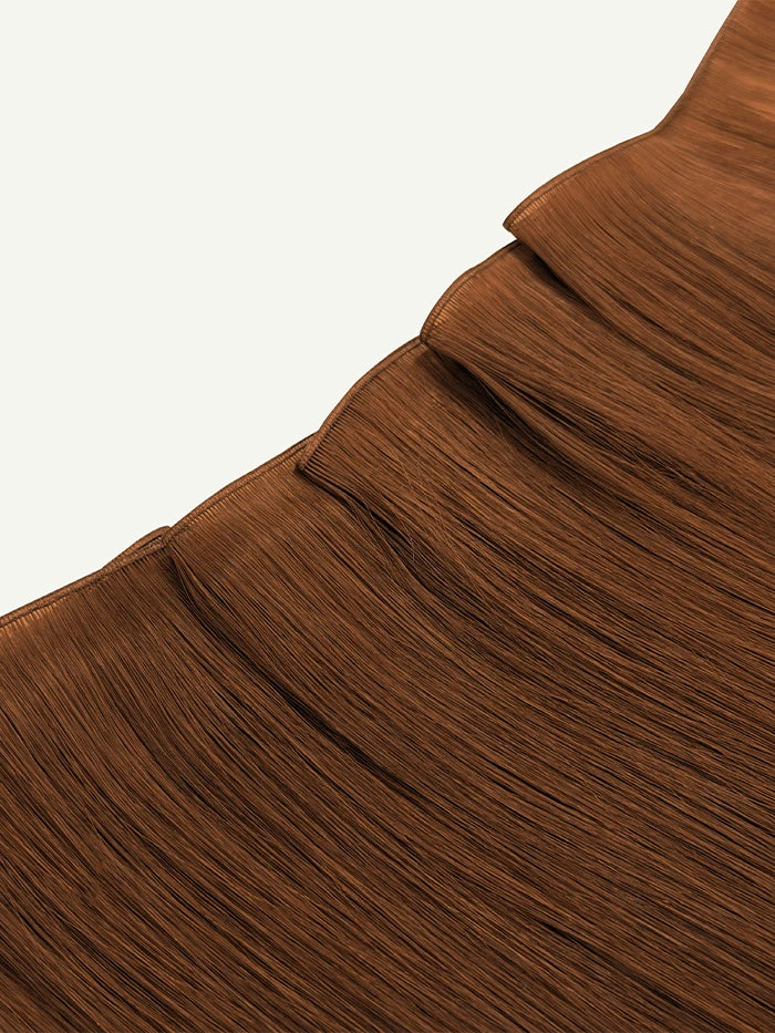 Warm Copper Genius Weft Hair Extensions